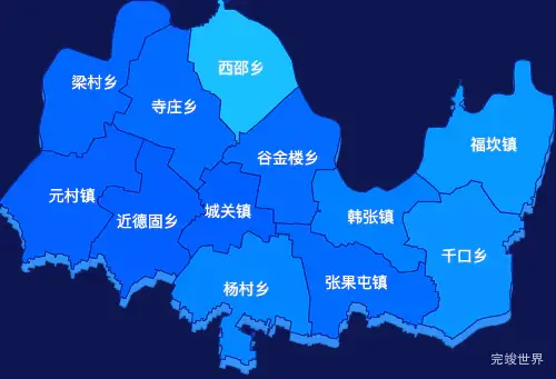 echarts濮阳市南乐县geoJson地图 visualMap控制地图颜色