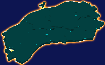 threejs濮阳市范县geoJson地图3d地图添加金色效果