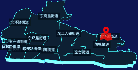 echarts平顶山市卫东区geoJson地图3d地图自定义图标