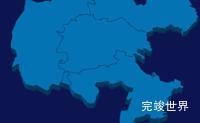 echarts平顶山市石龙区geoJson地图3d地图实例旋转动画效果