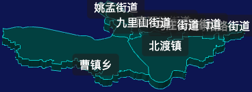 threejs平顶山市湛河区geoJson地图3d地图css2d标签