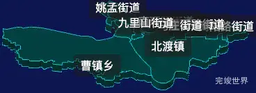 threejs平顶山市湛河区geoJson地图3d地图css2d标签