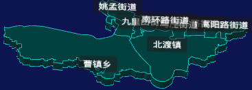 threejs平顶山市湛河区geoJson地图3d地图CSS3D标签