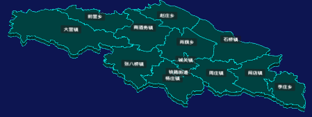 threejs平顶山市宝丰县geoJson地图3d地图自定义贴图加CSS3D标签
