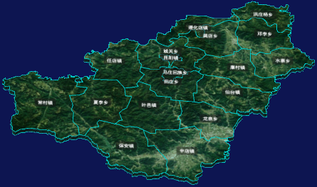 threejs平顶山市叶县geoJson地图3d地图自定义贴图加CSS3D标签