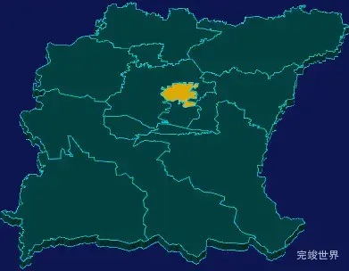 threejs平顶山市舞钢市geoJson地图3d地图指定区域闪烁