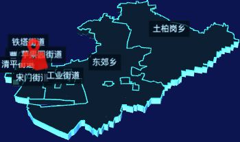 echarts开封市顺河回族区geoJson地图3d地图自定义图标