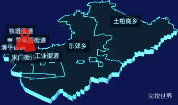 echarts开封市顺河回族区geoJson地图3d地图自定义图标