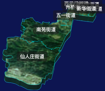 threejs开封市鼓楼区geoJson地图3d地图自定义贴图加CSS2D标签