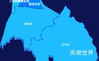 echarts开封市禹王台区geoJson地图 visualMap控制地图颜色实例代码