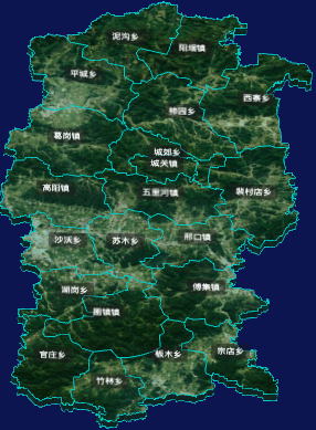 threejs开封市杞县geoJson地图3d地图自定义贴图加CSS3D标签