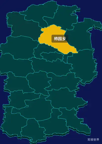 threejs开封市杞县geoJson地图3d地图鼠标移入显示标签并高亮