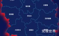 echarts开封市通许县geoJson地图阴影实例代码