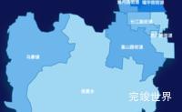 echarts郑州市二七区geoJson地图 tooltip轮播演示实例