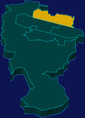 threejs郑州市上街区geoJson地图3d地图指定区域闪烁