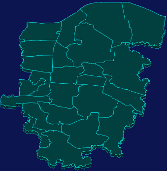 threejs郑州市中牟县geoJson地图3d地图
