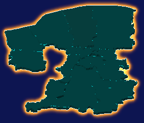 threejs郑州市荥阳市geoJson地图3d地图添加金色效果