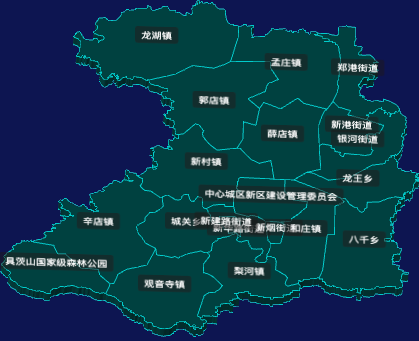 threejs郑州市新郑市geoJson地图3d地图CSS3D标签