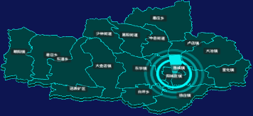 threejs郑州市登封市geoJson地图3d地图添加旋转棱锥