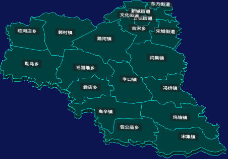 threejs商丘市睢阳区geoJson地图3d地图CSS3D标签