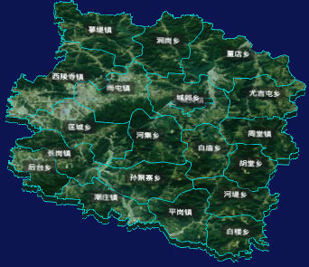 threejs商丘市睢县geoJson地图3d地图自定义贴图加CSS3D标签