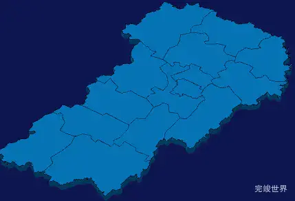 echarts商丘市宁陵县geoJson地图3d地图实例旋转动画