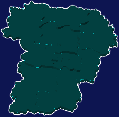 threejs商丘市宁陵县geoJson地图3d地图添加描边效果