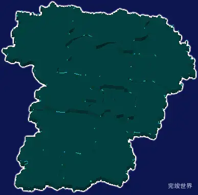 threejs商丘市宁陵县geoJson地图3d地图添加描边效果