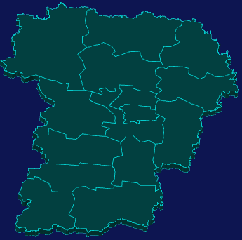 threejs商丘市宁陵县geoJson地图3d地图
