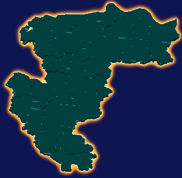 threejs商丘市虞城县geoJson地图3d地图添加金色效果