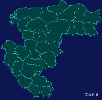 threejs商丘市虞城县geoJson地图3d地图