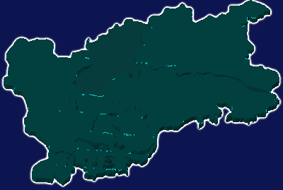 threejs广州市白云区geoJson地图3d地图添加描边效果