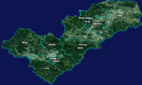 threejs广州市从化区geoJson地图3d地图自定义贴图加CSS3D标签