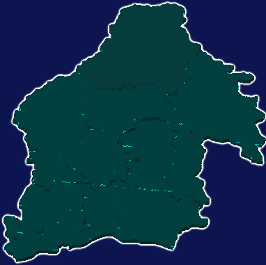 threejs广州市增城区geoJson地图3d地图添加描边效果