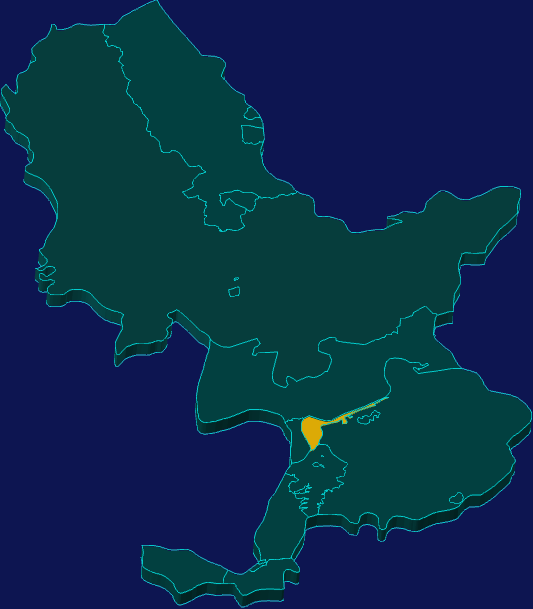 threejs韶关市浈江区geoJson地图3d地图指定区域闪烁
