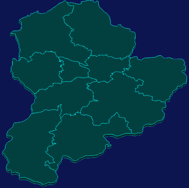 threejs韶关市始兴县geoJson地图3d地图