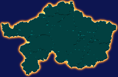 threejs韶关市乐昌市geoJson地图3d地图添加金色效果