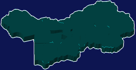 threejs深圳市罗湖区geoJson地图3d地图添加描边效果