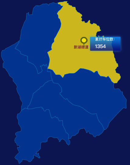 echarts深圳市光明区geoJson地图点击地图插小旗