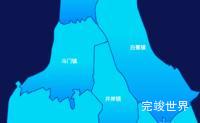 echarts珠海市斗门区geoJson地图label自定义样式实例