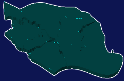 threejs汕头市濠江区geoJson地图3d地图添加描边效果