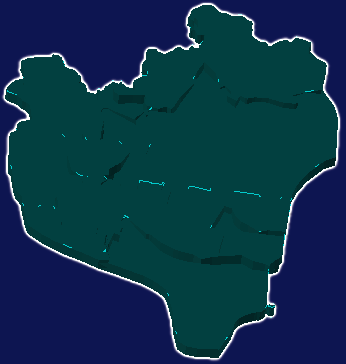 threejs汕头市澄海区geoJson地图3d地图添加描边效果