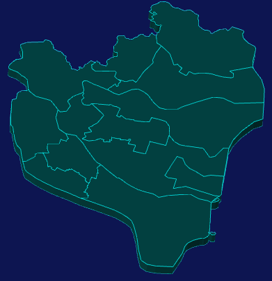 threejs汕头市澄海区geoJson地图3d地图