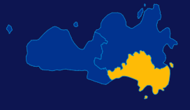 echarts汕头市南澳县geoJson地图区域闪烁