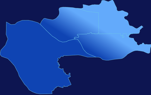 echarts佛山市禅城区geoJson地图全局颜色渐变