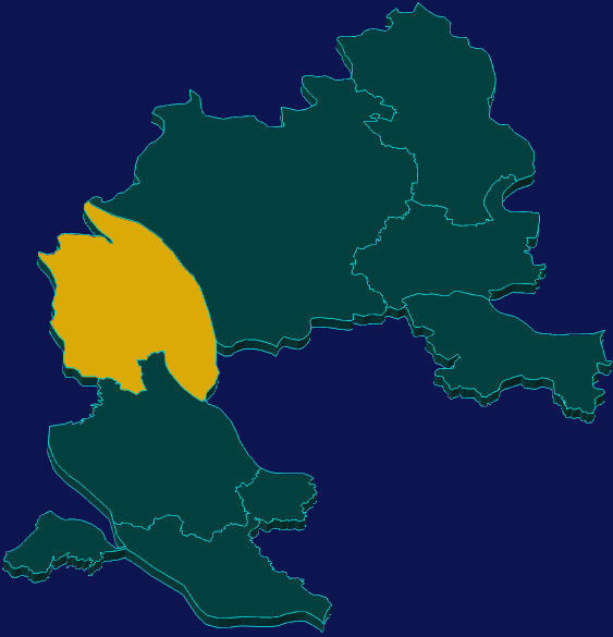 threejs佛山市南海区geoJson地图3d地图指定区域闪烁
