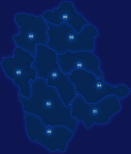 echarts佛山市顺德区geoJson地图水滴状气泡图