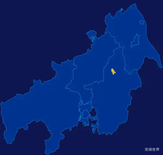 echarts佛山市高明区geoJson地图区域闪烁