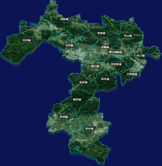 threejs江门市开平市geoJson地图3d地图自定义贴图加CSS3D标签