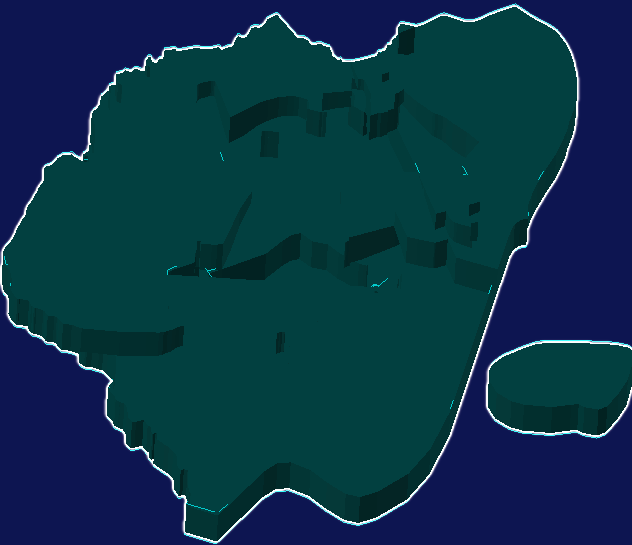 threejs湛江市霞山区geoJson地图3d地图添加描边效果